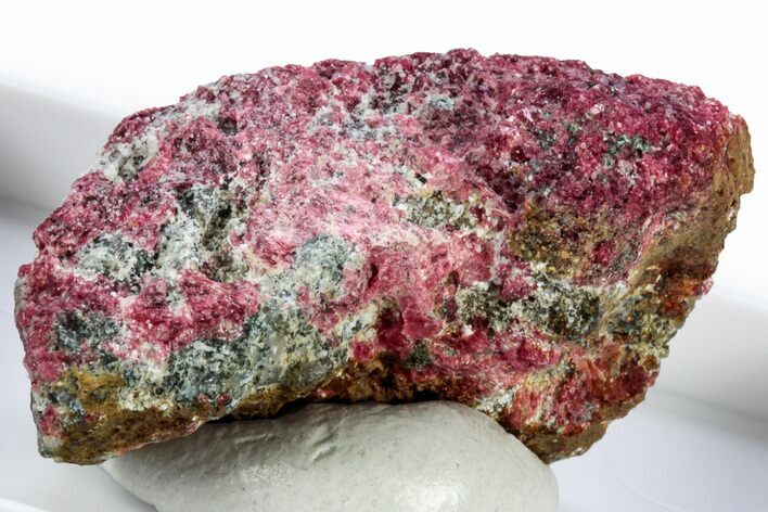 Rare, Vibrant Red Gillespite Specimen - Canada #309563